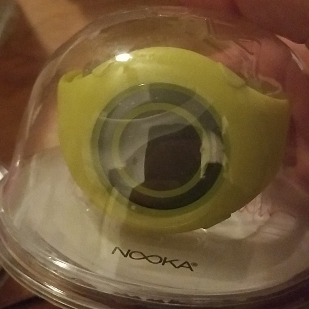 Nooka yougurt lime green unisex watch Karim Rashi